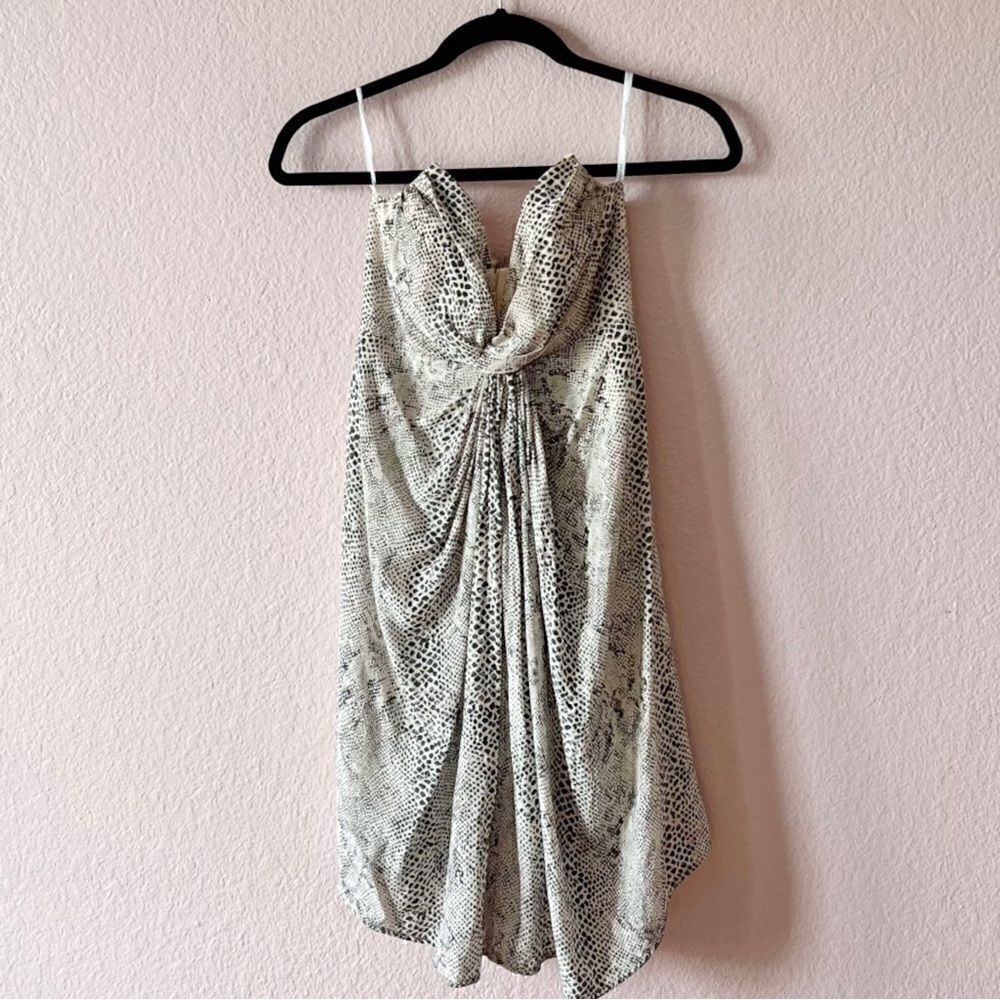 Zimmermann Monochrome Snake Print Mini Dress - Picture 5 of 16